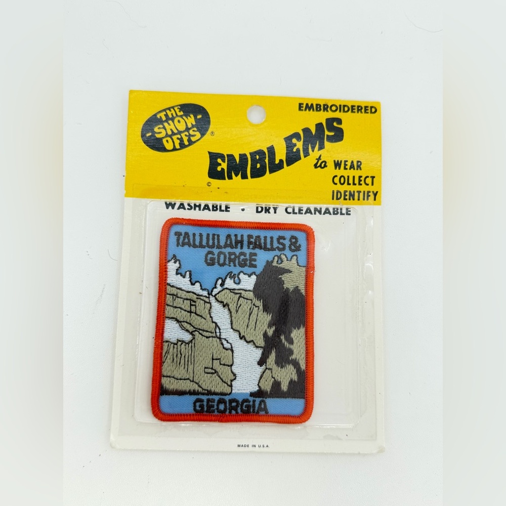 The Show Offs Tallulah Falls & Gorge Georgia Souvenir Embroidered Patch